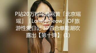 P站20万粉华裔网黄「北京瑶瑶」「Lonelymeow」OF旅游性爱日记 3P百合爆菊潮吹露出【第十弹】 (1)