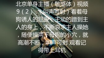 北京单身主播（敏感体）视频9（2）  （叫声可射）看着母狗诱人的屁股，主动的蹭到主人的身上，不断哀求主人操她，随便操两下母狗的小穴，就高潮不断，叫声可射 观看记得带上耳机