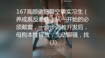 167高颜值肥臀空乘实习生（养成系反差婊）从一开始的必须戴套，一步步调教开发后，母狗本性释放，主动聊骚，找 (3)