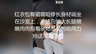 红衣包臀裙御姐修长身材端坐在沙发上，高挑白嫩大长腿嫩嫩肉肉抱着亲吻感受啪啪用力抽送湿漉漉射