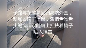 子龙寻花赵总回归高端外围，新场景椅子上操，激情舌吻舌头缠绕，双腿肩上扛扶着椅子后入撞击