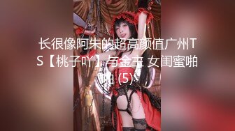 长很像阿朱的超高颜值广州TS【桃子吖】与金主 女闺蜜啪啪 (5)