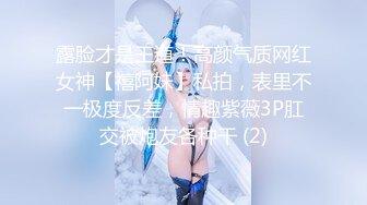 露脸才是王道！高颜气质网红女神【禧阿妹】私拍，表里不一极度反差，情趣紫薇3P肛交被炮友各种干 (2)